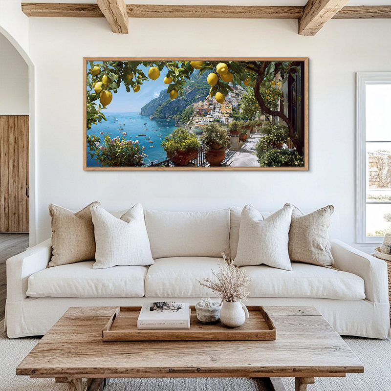  Art mural sur toile Italie, H 24 po x l 48 po