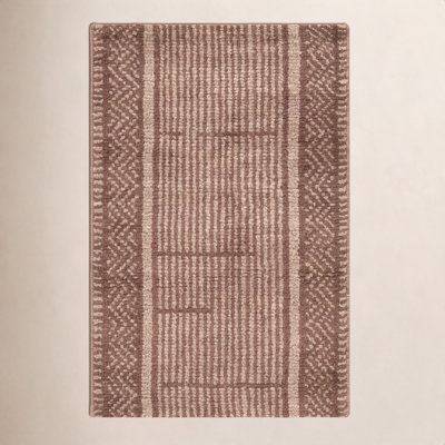 Vanna Hand-Knotted Striped Wool Rug
