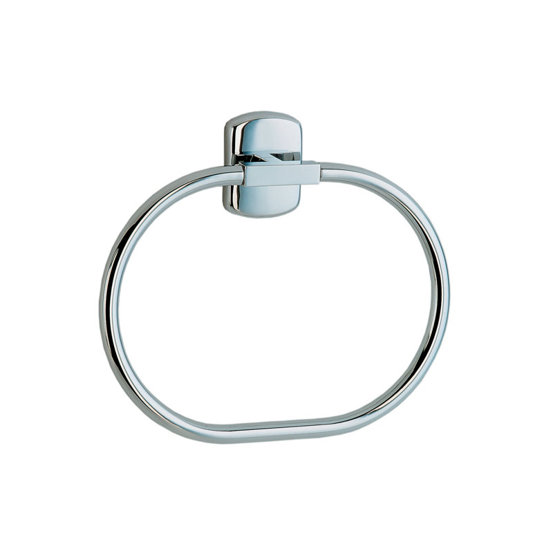 Cabin Towel Ring, Brushed Nickel
