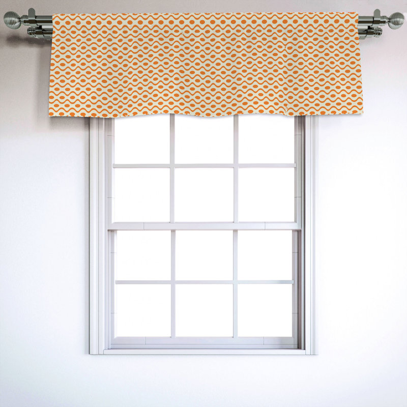 Sateen Ruffled Window Valance