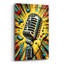 «Microphone» par Andreas Magnusson, art mural en verre acrylique-1303633338