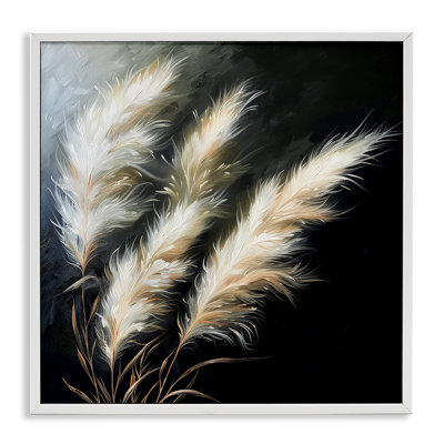  Stupell Industries Wispy Wheat Stalks Framed Giclee Art by Raymond Powers