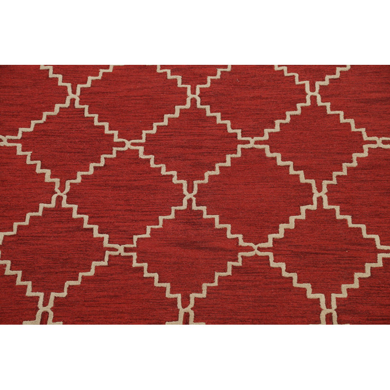 Wool Geometric Indoor Rug