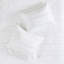 Courtepointe très grand / très grand - réversible blanc, microfibre avec coussin décoratif à volants avec volants réversibles pour jet prélavé