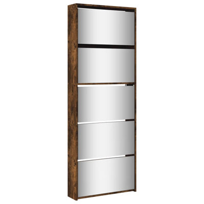 4 Pair Flip Down Shoe Storage