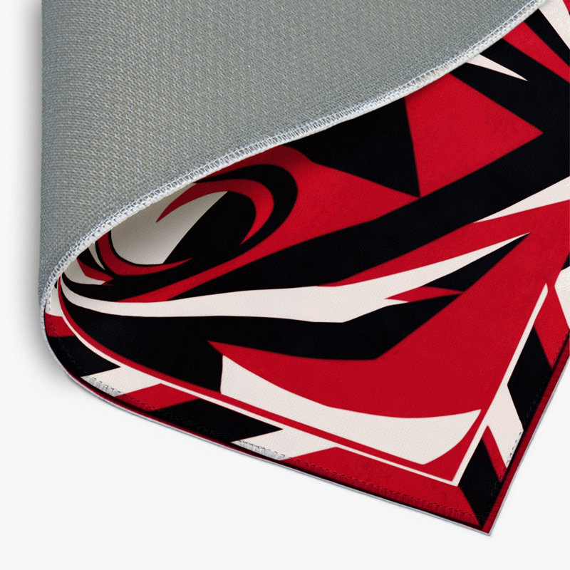 Tapis intérieur et extérieur Scarlet Tempest, Rectangle 1 pi 6 po x 2 pi 6 po