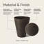 Ensemble de 2 pots à fleurs ronds effilés Bayley-1138988882