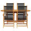 Garden Dining Set Folding Manual 5 Pcs-1069025193