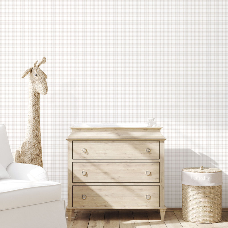 10m x 53cm Matte Wallpaper Roll, Greige