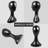 16 Inch Studio Limited Professional Plastic Mannequin Head (Black)