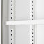 Armoire de rangement pliante en métal blanc, classeur pliant, armoire de rangement avec serrures de porte et tablettes réglables, convient comme armoire de rangement pliante pour la maison, le bureau, l'école et le garage