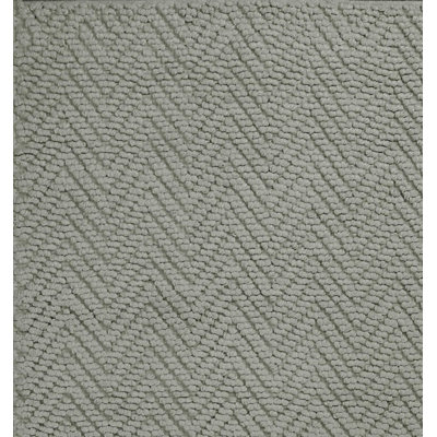 2'X4' Grey Heather Hand Woven Herringbone Jute Indoor Accent Rug