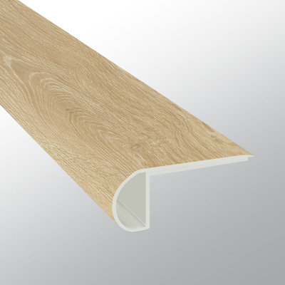 Maritime Manor 0.75 in. T x 94 in. L x 2.75 in. W Luxury Vinyl Flooring Trim Flush Stair Nose