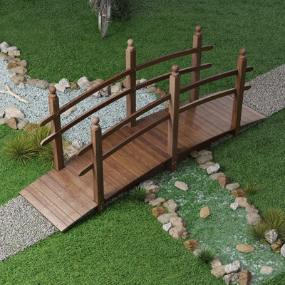 Pont de jardin en bois Kinfant