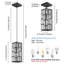 Luminaire suspendu moderne en métal de luxe à 1 lumière Wannanup-527586923