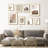 Shivangi 8 Pack  Neutral Gallery Picture Frame Set -Assorted Size Two 11x14, Three 8x10, Three 6x8
