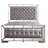 Stylish Silver Champagne Full Bed
