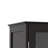 Minimalist black sideboard