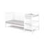 Lit de bébé convertible 3 en 1 et table à langer-388730285