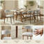 Chaise d'appoint rembourrée en bois massif-582501494