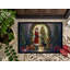 Paillasson Doberman Pinscher and Santa Claus-112753775