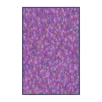Tapis mauve/rose à tisser électrique