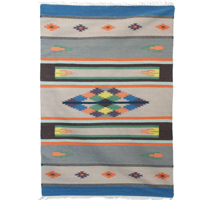 Parrett Wool Geometric Indoor Rug