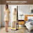 360° Swivel Jewelry Cabinet with Lighted Full Length Mirror & Back Shelves, Lights Brown-1229924461