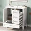 Meuble-lavabo simple 30 po avec plateau Solmayra-444434335