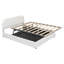 Lit plateforme tapissier Teddy avec système de rangement hydraulique, alliant confort, élégance et efficacité de l'espace-799671999