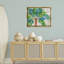 Cadre flottant avec palmier aqueux, design par Paul Brent-443981030-443981051