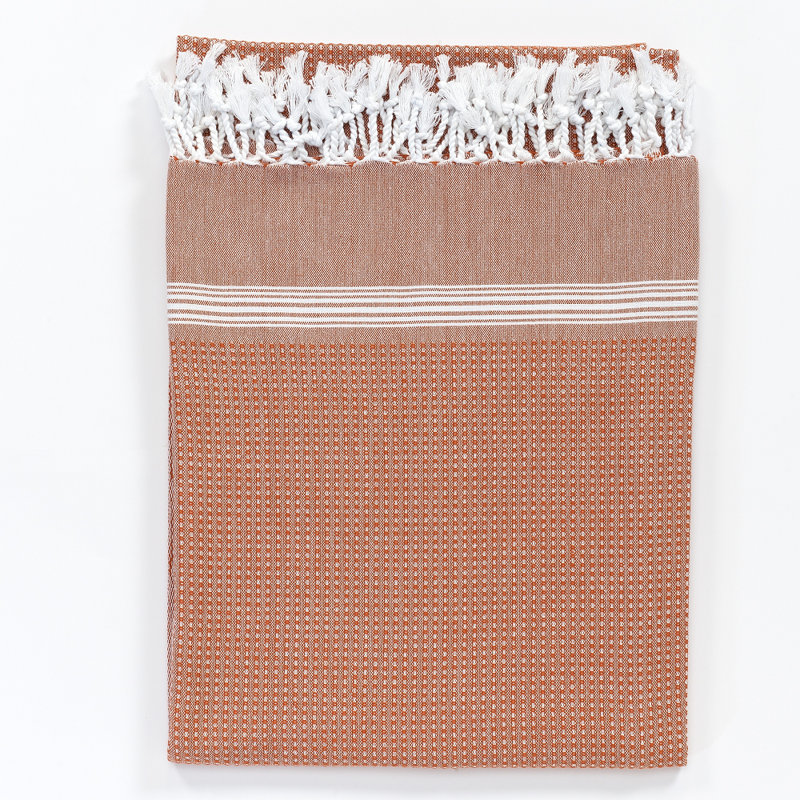 Aindrea 100% Cotton Ribbed Bath Sheet