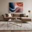 Gradient abstrait 30, art mural sur toile brune-544573977