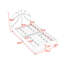 Lit plateforme simple tapissier