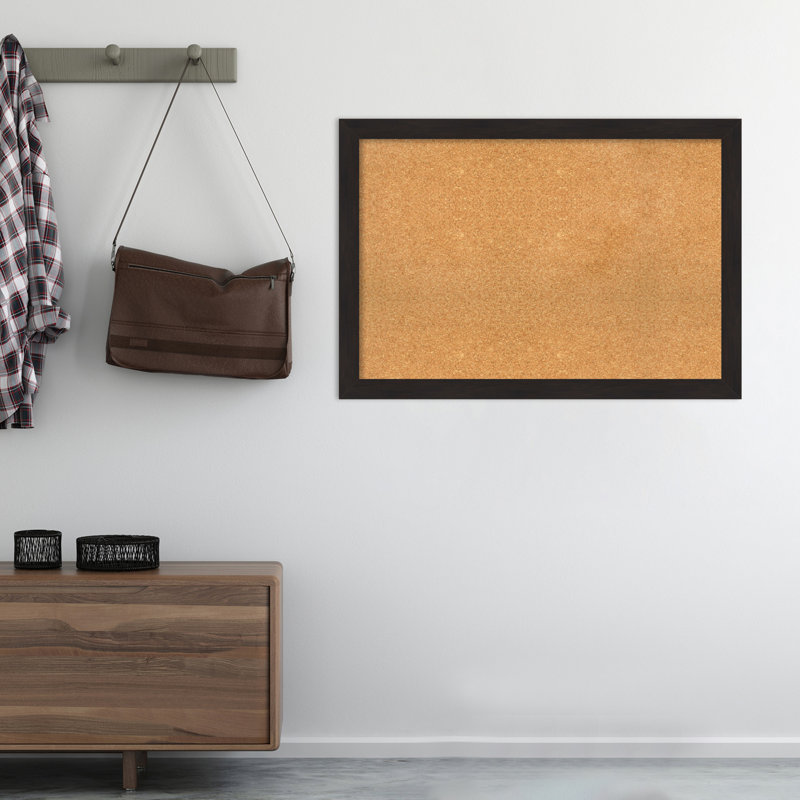 Panneau de liège mural Furniture, Espresso brun, H 2 pi 3 po x l 3 pi 3 po