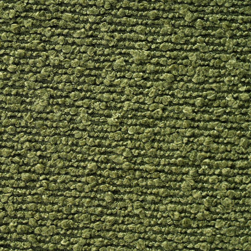 Pouf ottoman ovale moderne capitonné à canaux verticaux, table basse/repose-pieds pour salon, vert olive, Vert