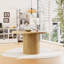 2 Pieces Top 110CM Round Dining Table for 6 Person-142665704