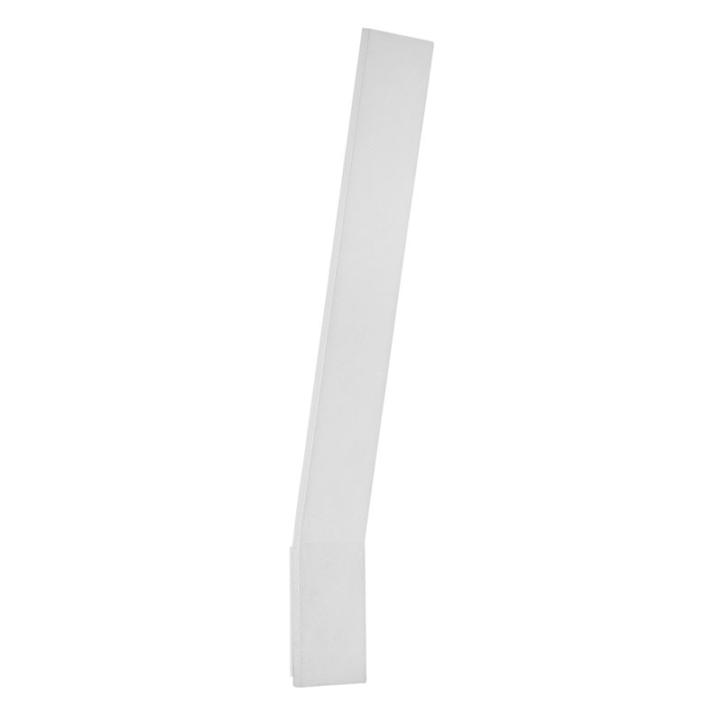 Ogden LED Armed Sconce, White, 22" H x 3" W x 3" D