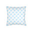 Light Blue Retro Shell Linen Euro Pillow 26x26 with Down Insert