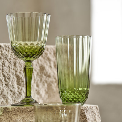Verre à whisky taillé en cristal Colore