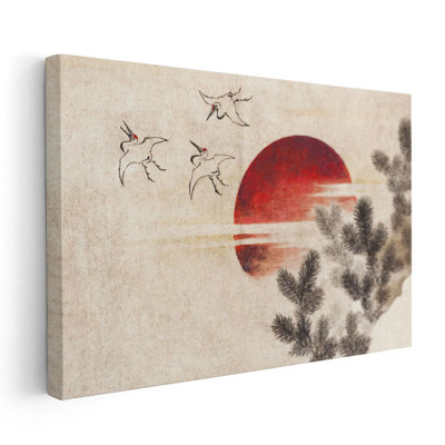 Birds and Sunset, from Album of Sketches, 1814 - reproduction d'art sur toile