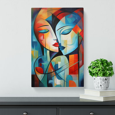 Lovers Abstract Art No.3 - No Frame Print