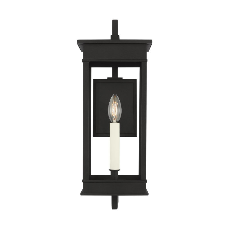 Wall Light, 19.13" H x 7.13" W x 7.13" D, Textured Black