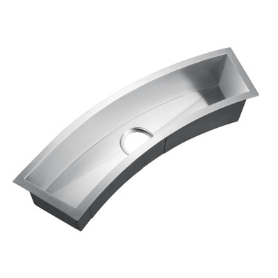 Wolcott 32.75'' L Drop-In Single Bowl Stainless Steel Kitchen Sink