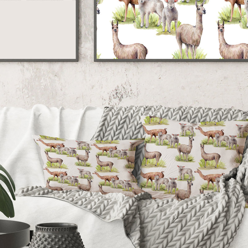 Animal Print Throw Pillow