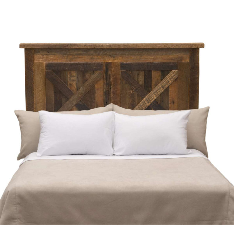 Reclaimed Barnwood Panel Headboard, Twin