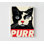 Art de chat original, reproduction de peinture de chat, affiche de chat mignon, décor de bibliothèque moderne pour chat, idée de décoration pour chat amateur de chat