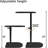 360° Rotatable Sofa Tray Table For Couch Arm - Height Adjustable End Table For Bed Or Chair With Phone & Tablet Slots, TV Tray Table, Side Table Tray For Small Spaces(Black,Arc)