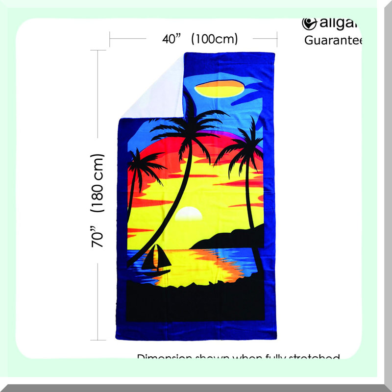 Sunset Bliss Oversize Beach Towel 40x70