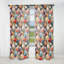 Pastel Rainbow Botanicals Pattern III - Floral Curtain - Room Darkening Floral Curtain - 1 Panels-107561729